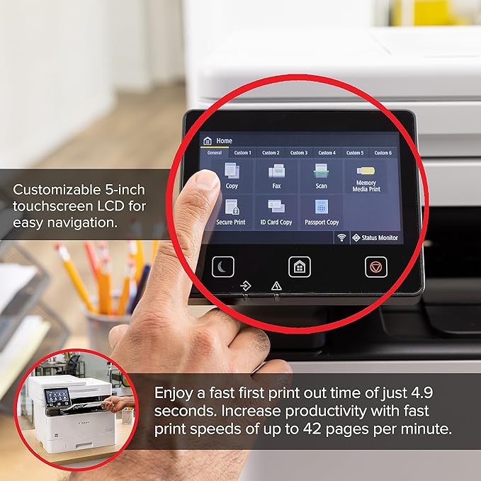 Canon i-SENSYS MF465dw Wireless Mono Laser Multifunction Printer Canon i-SENSYS MF465dw Wireless Mono Laser Multifunction Printer